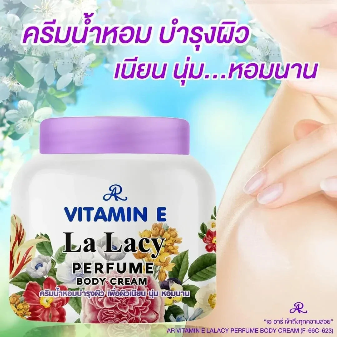 AR Vitamin E La Lacy Perfume Body Cream - 200g
