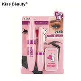 Kiss Beauty 4 in 1 Super 3D Mascara & Eyeliner Set