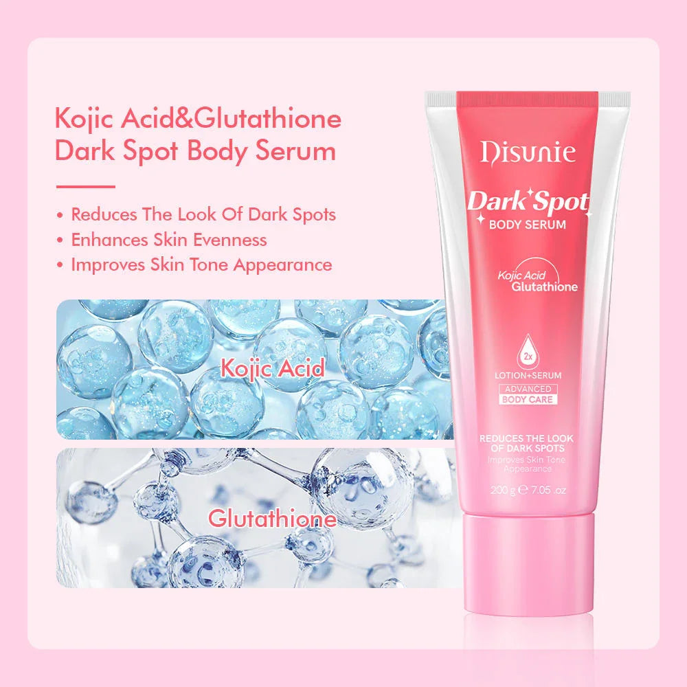 japanese glutathione injection price Disunie Kojic Acid & Glutathione Dark Spot Body Serum