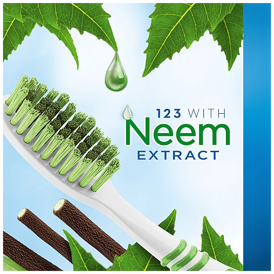 Oral B Toothbrush With Neem Extract - Soft (Pack Of 6)