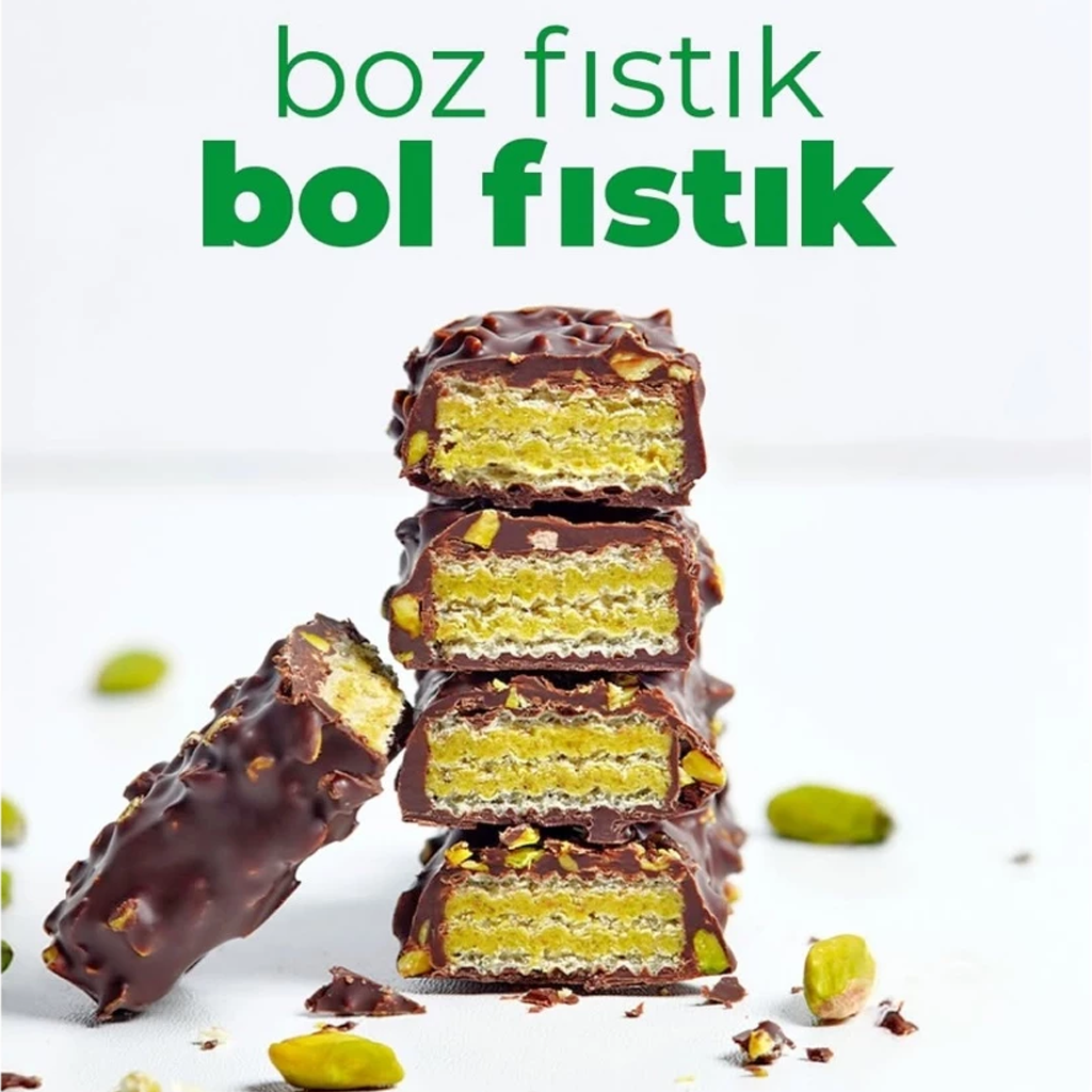 Gofrik Pistachio Paste Milk Chocolate Mini - 125g