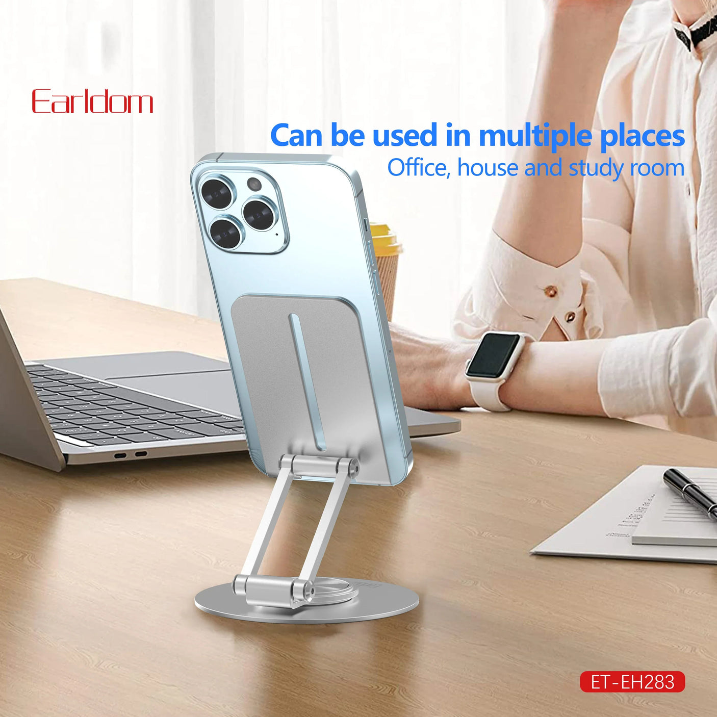 Earldom Metal Foldable Desktop Stand - EH283