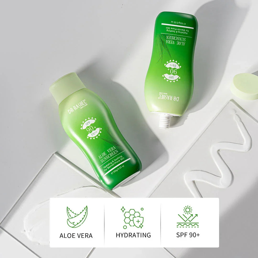 Dr.Rashel Aloe Vera Sunscreen SPF 90+ PA++ - 100g