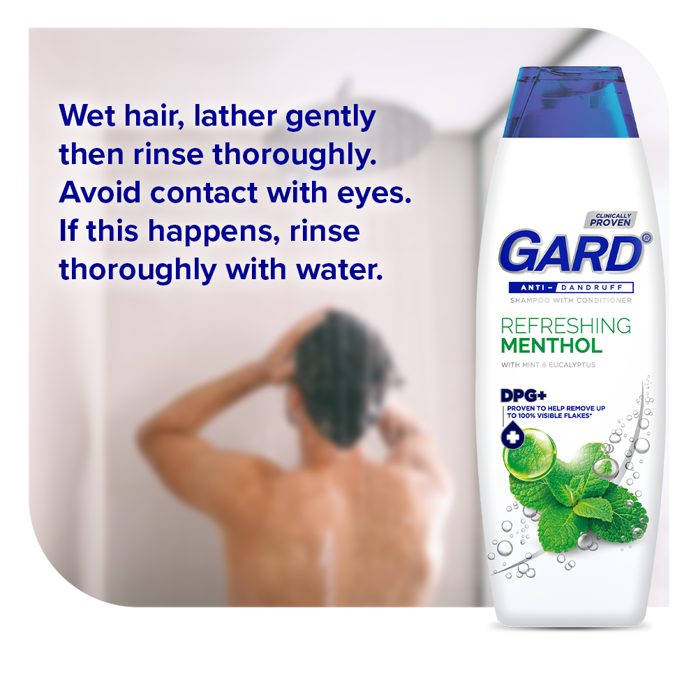 Gard Anti-Dandruff Refreshing Menthol Shampoo - 170ml