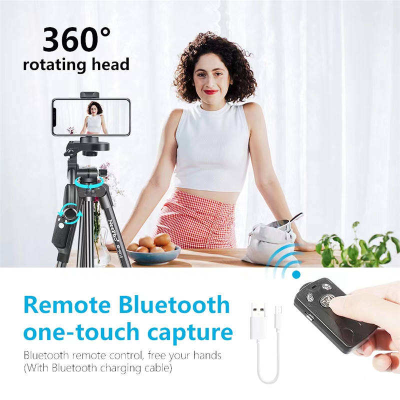 NeePho Portable Tripod With Carrying Bag NP-8810