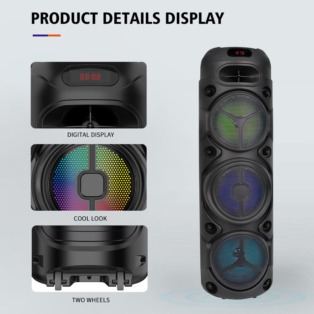 Sing-e Multimedia 8 Inch Party Super Bass Speaker - ZQS8308