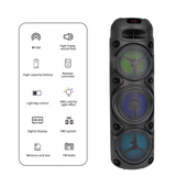 Sing-e Multimedia 8 Inch Party Super Bass Speaker - ZQS8308