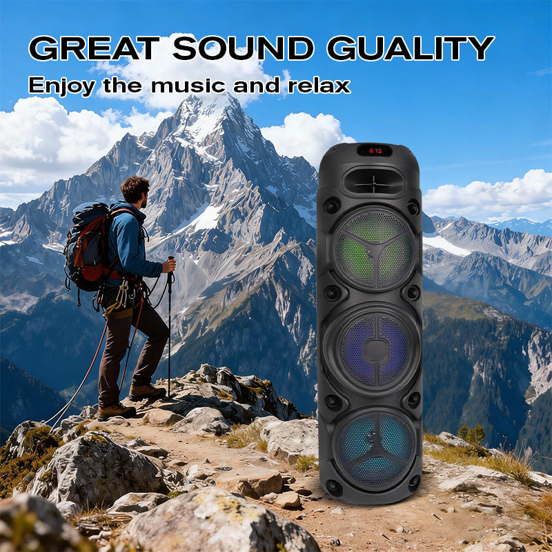 Sing-e Multimedia 8 Inch Party Super Bass Speaker - ZQS8308