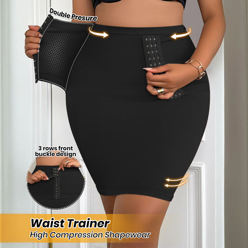 High Waisted Hip Lift Shapewear Seamless Comfort Skirt - ABC667