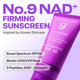 Numbuzin No.9 NAD+ Peptides Dewy Sun Essence SPF 50+ - 50ml