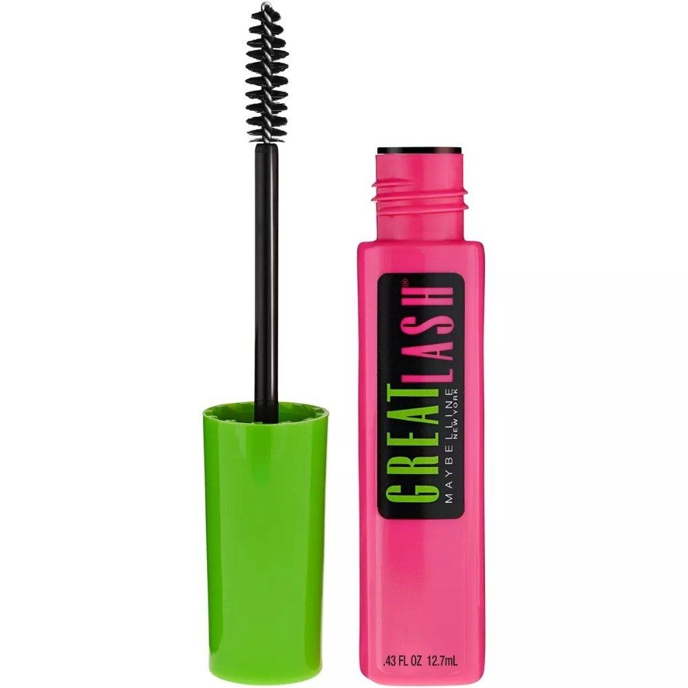 ماسكارا Maybelline Great Lash المكثفة والقابلة للإزالة بالماء - 12.7 مل (لون أسود داكن)