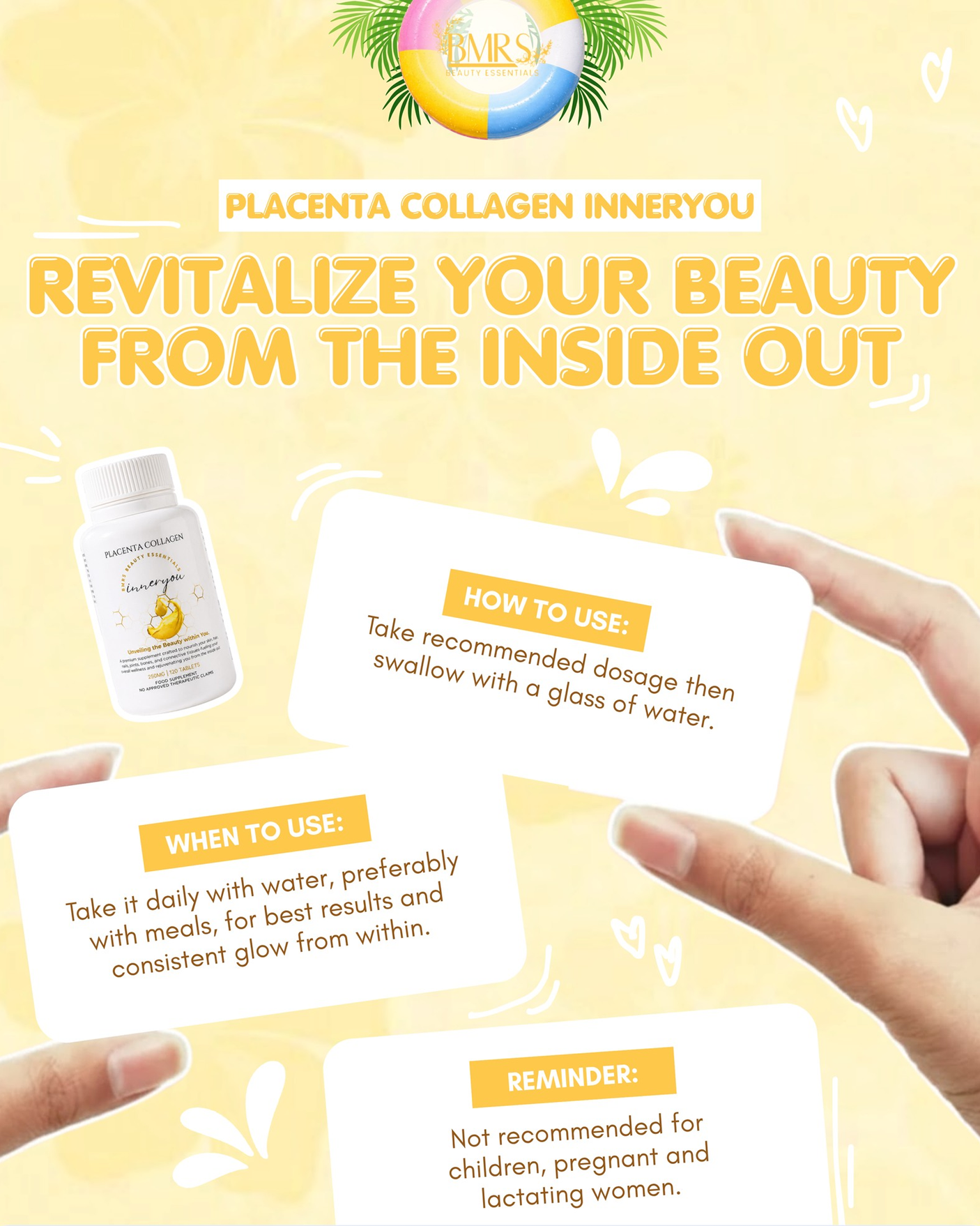 BMRS Placenta Collagen Inner You - 120s