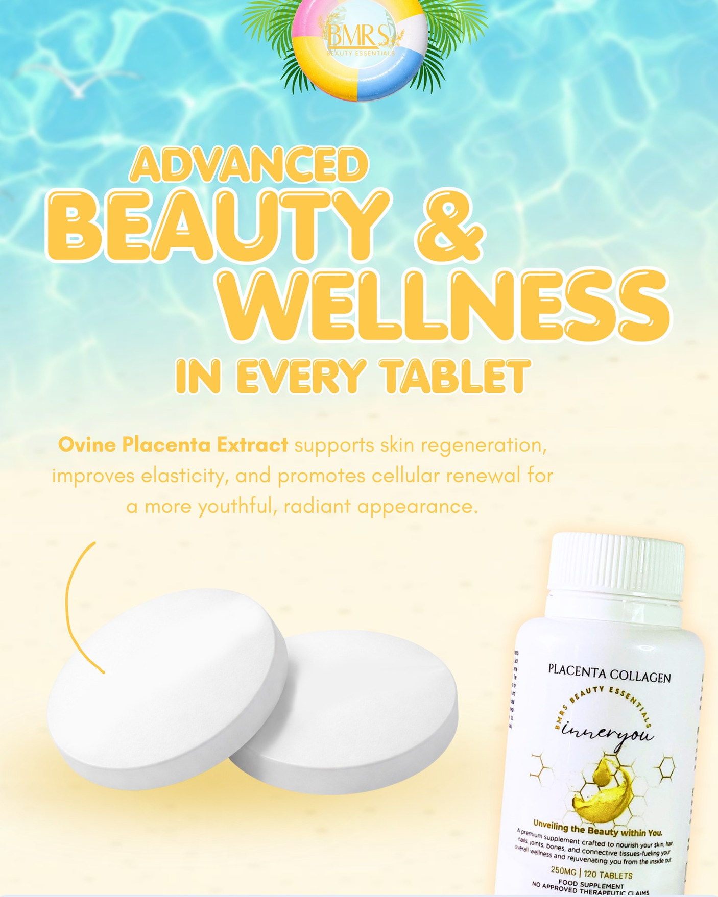 BMRS Placenta Collagen Inner You - 120s