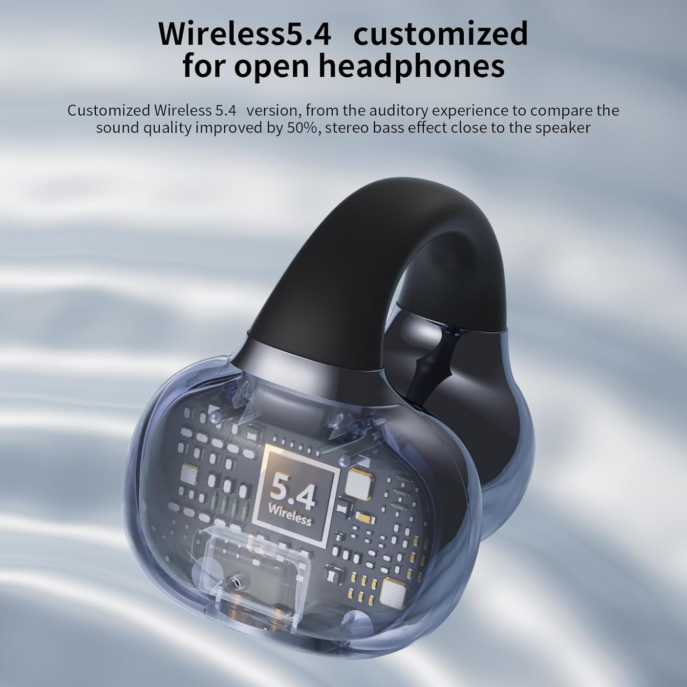 HMT Clear Audio Clip-On Earphone - OpenDots 1