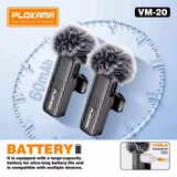 Plokama Wireless Microphone For Live Show Interview & Vlog VM-20