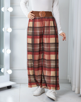Women's GEPAIMEILIN Belt Wide-Leg Palazzo Pants K-BP-4