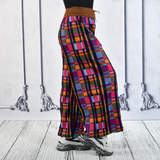 Women's GEPAIMEILIN Belt Wide-Leg Palazzo Pants K-BP-4