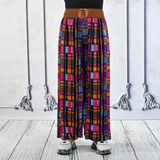 Women's GEPAIMEILIN Belt Wide-Leg Palazzo Pants K-BP-4