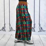 Women's GEPAIMEILIN Belt Wide-Leg Palazzo Pants K-BP-4