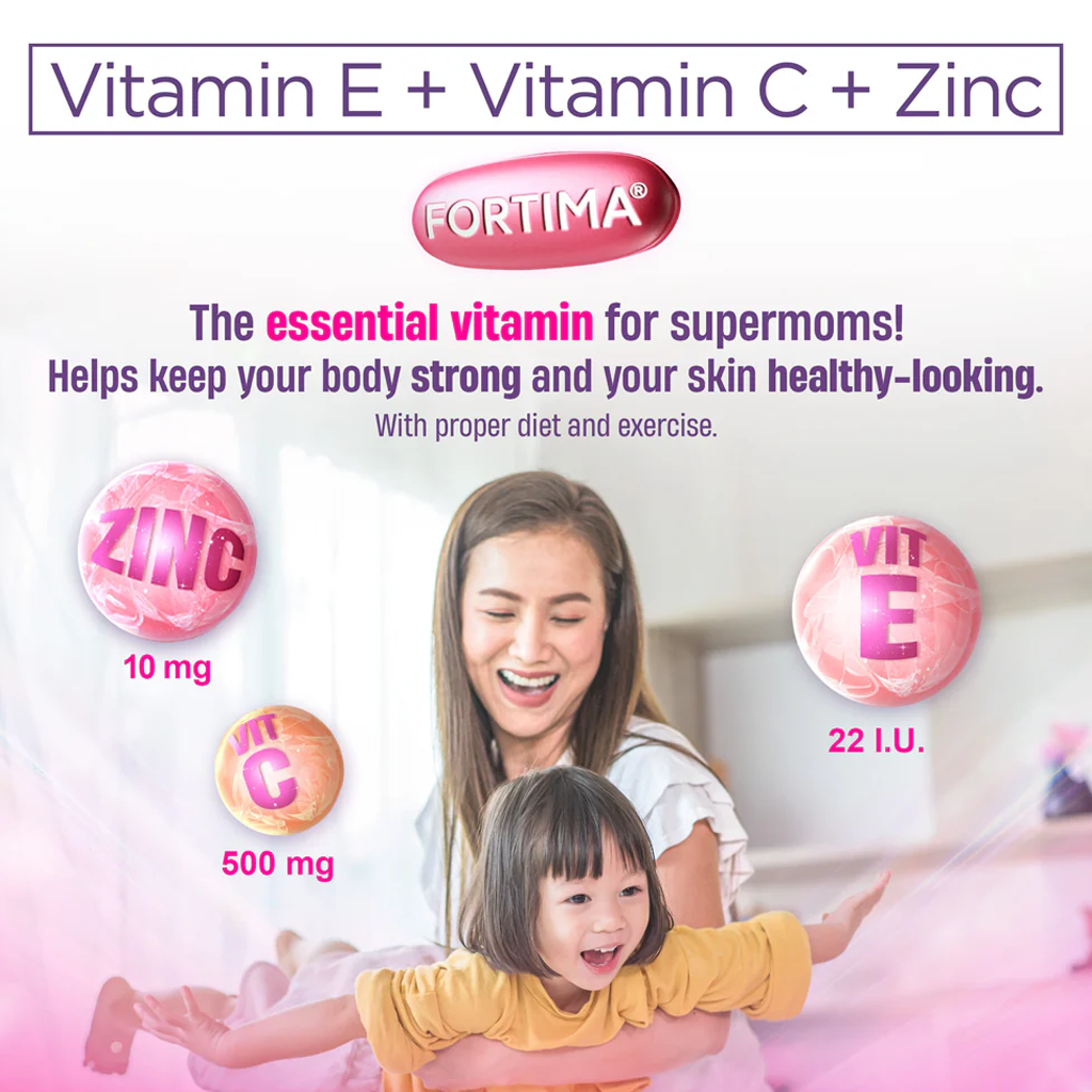 Fortima Vitamin E + Vitamin C + Zinc - 30s