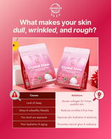 JRK Dream Crystal Glow Lychee Fruit Extract Drink - 10 Sachets x 20g
