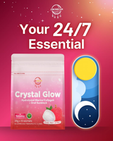JRK Dream Crystal Glow Lychee Fruit Extract Drink - 10 Sachets x 20g