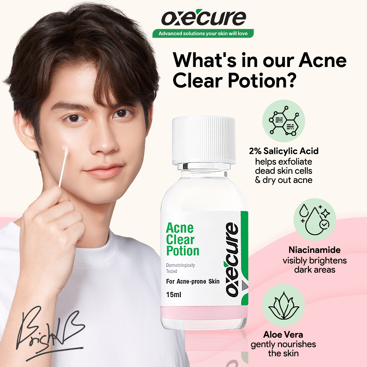 Oxecure Acne Clear Potion - 15ml