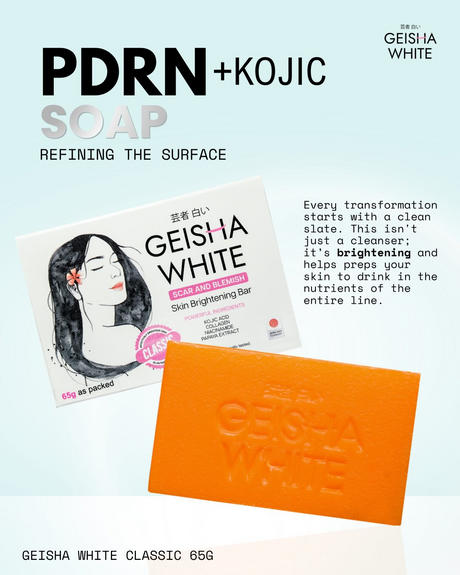 Geisha White Intense Brightening PDRN+ Kojic Facial Kit