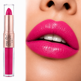 مجموعة Pink Key المكونة من 4 قطع: أحمر شفاه وأحمر شفاه سائل بتركيبة مطفية (2 في 1) - PK001-4