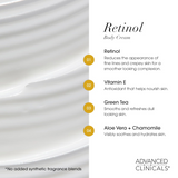 Advanced Clinicals Retinol Firming Body Cream - 454g