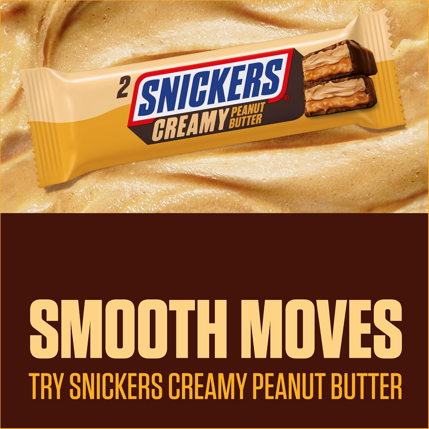Snickers Creamy Peanut Butter Chocolate - 36.5g