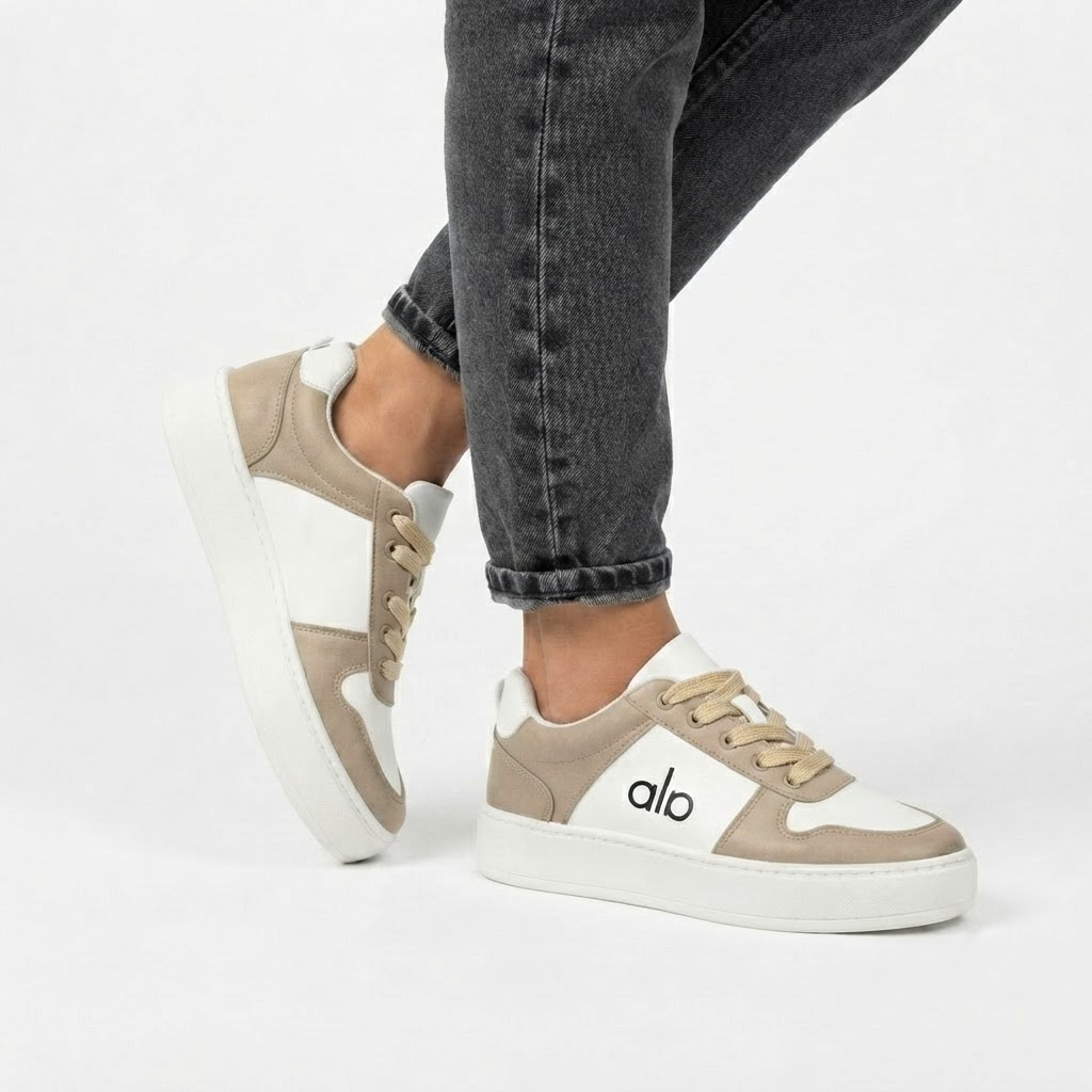 Premium Lace-Up Casual Sneakers for Everyday Comfort - B3803