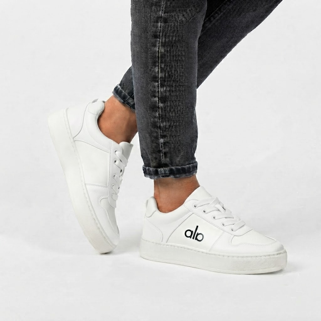 Premium Lace-Up Casual Sneakers for Everyday Comfort - B3803