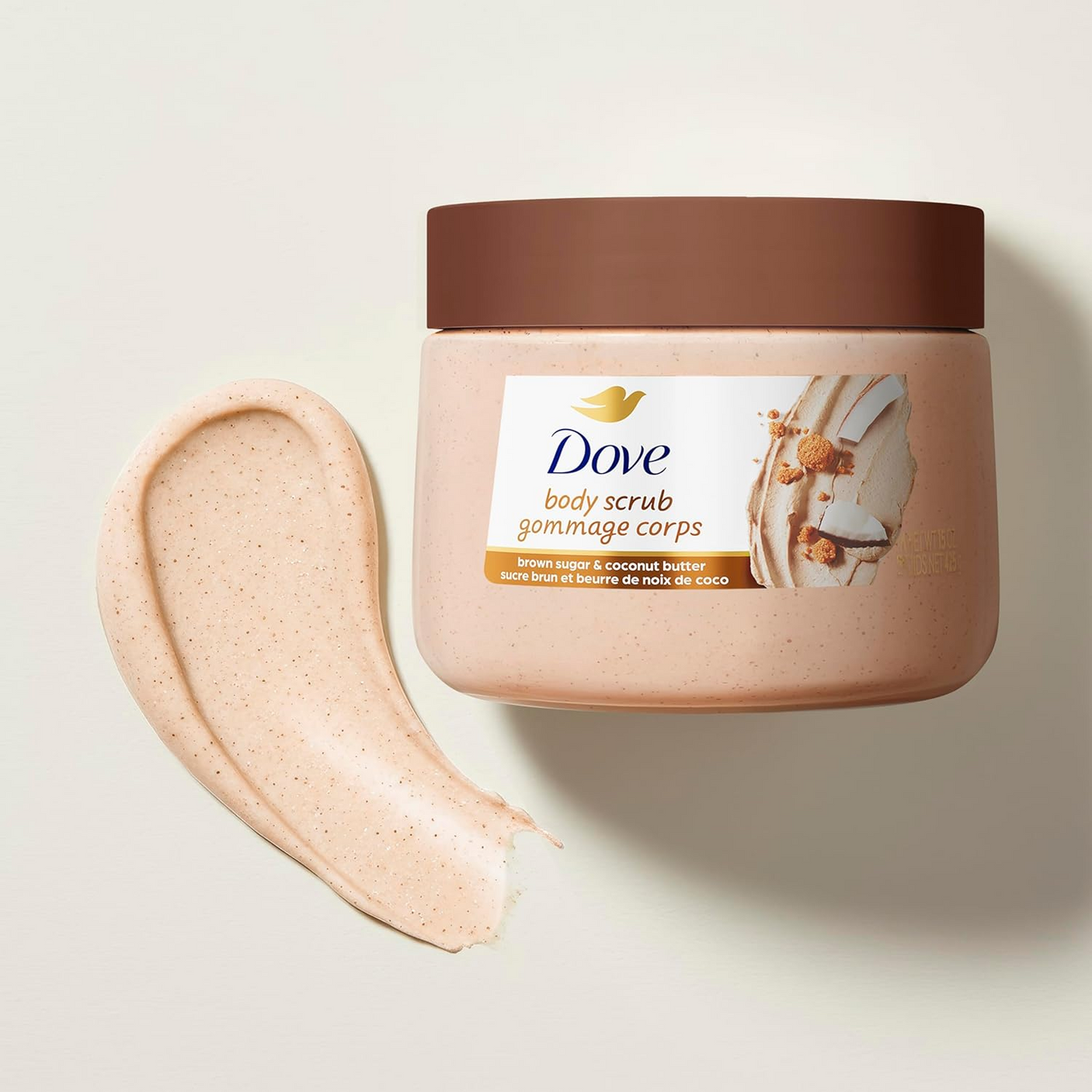 Dove Brown Sugar & Coconut Butter Body Scrub - 425g