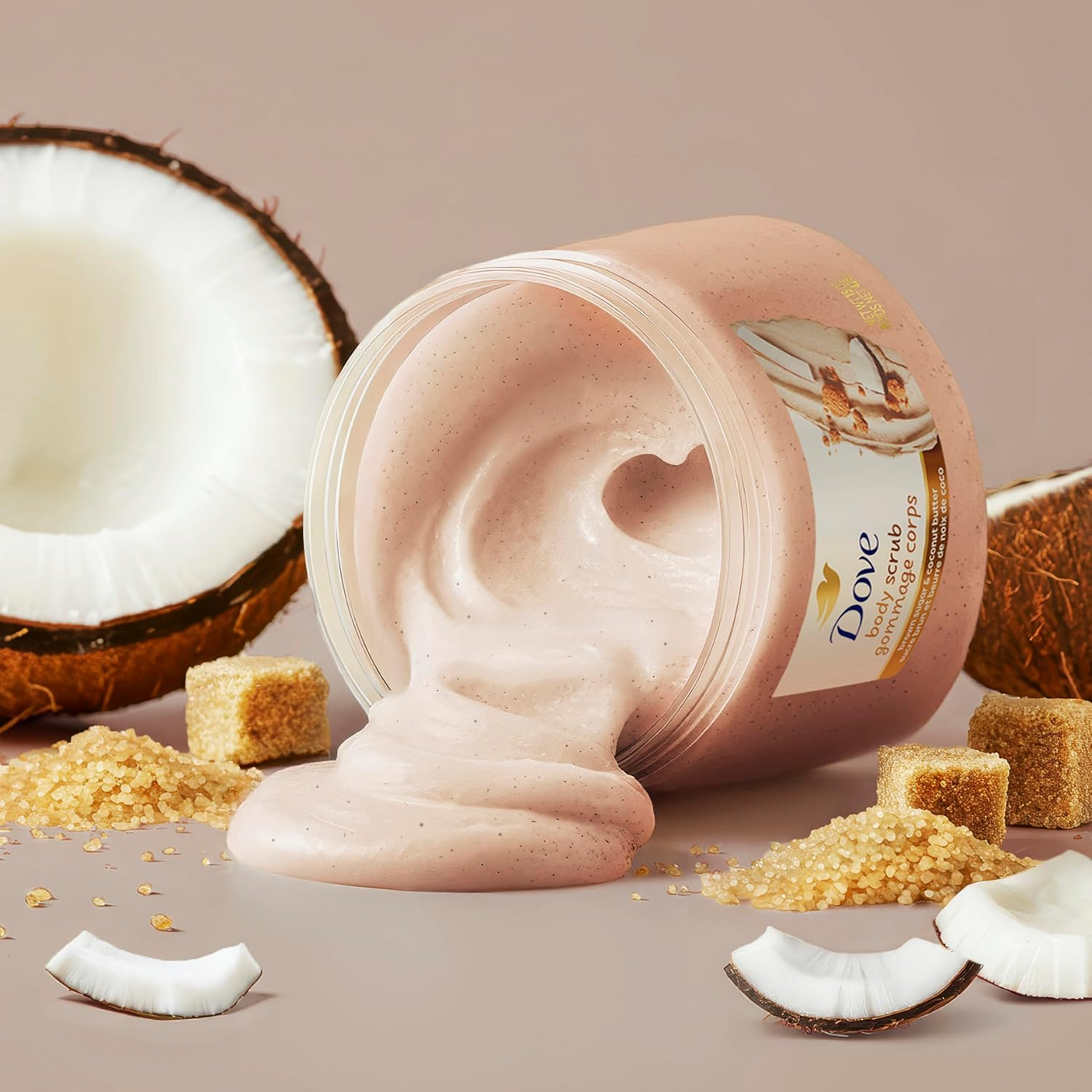 Dove Brown Sugar & Coconut Butter Body Scrub - 425g