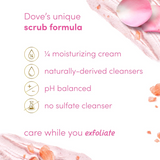 Dove Brown Himalayan Salt & Rose Oil Body Scrub - 425g