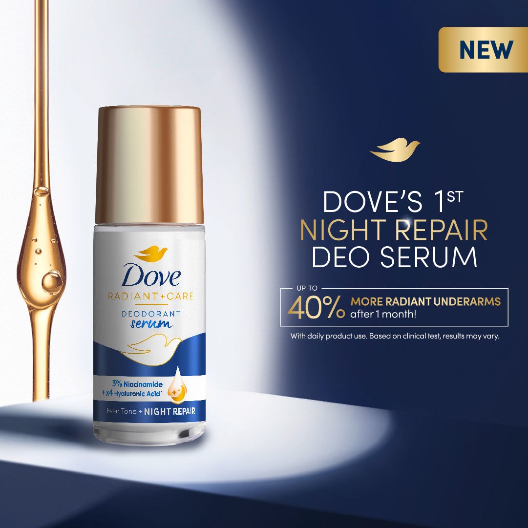 Dove 3% Niacinamide + X4 Hyaluronic Acid Deodorant Serum - 45ml