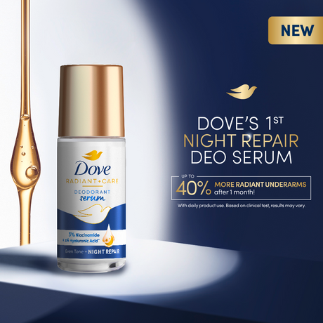 Dove 3% Niacinamide + X4 Hyaluronic Acid Deodorant Serum - 45ml