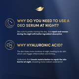 Dove 3% Niacinamide + X4 Hyaluronic Acid Deodorant Serum - 45ml