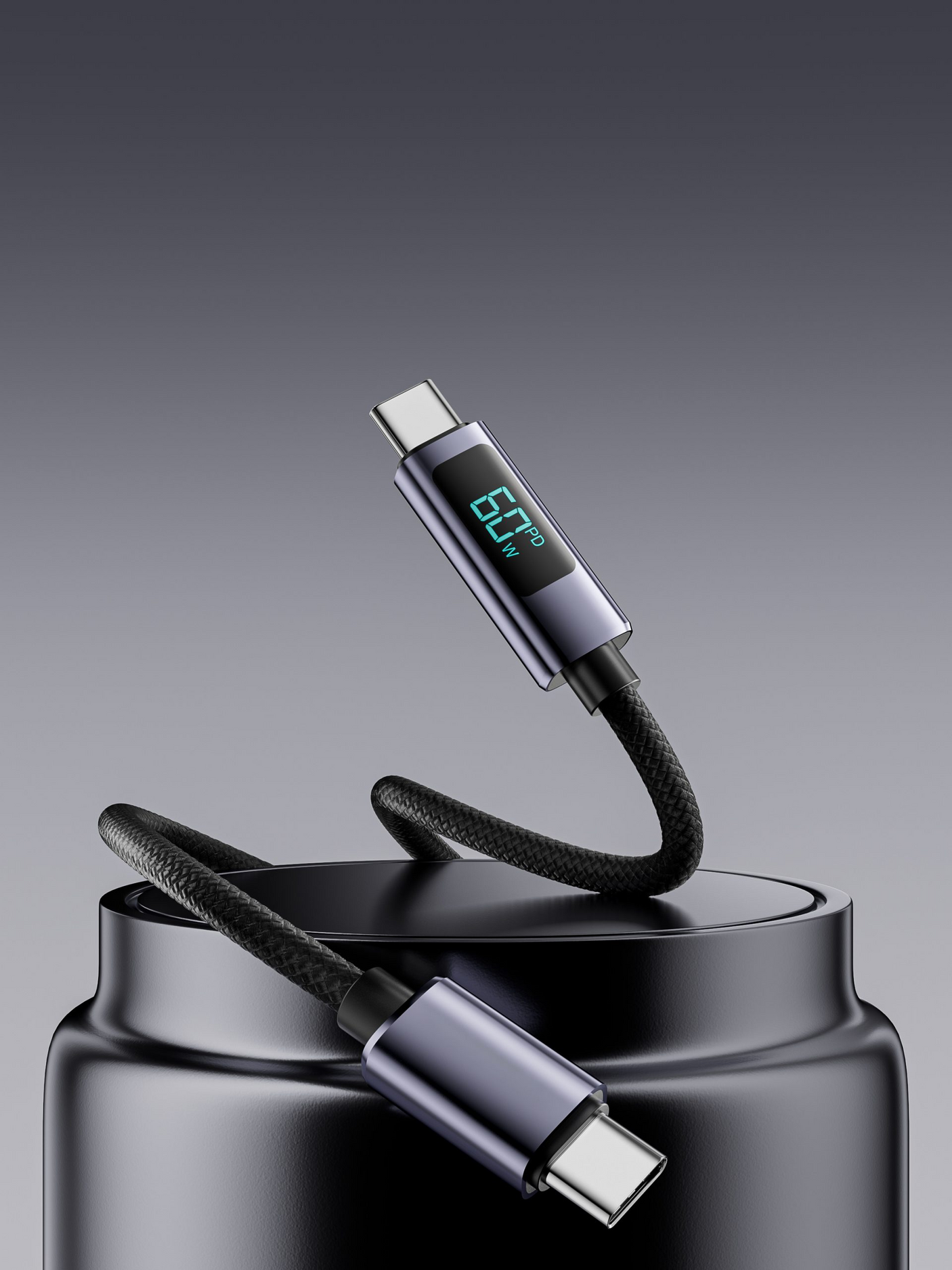 VEN-DENS 60W Type C To Type C Data Cable VD-DCN05