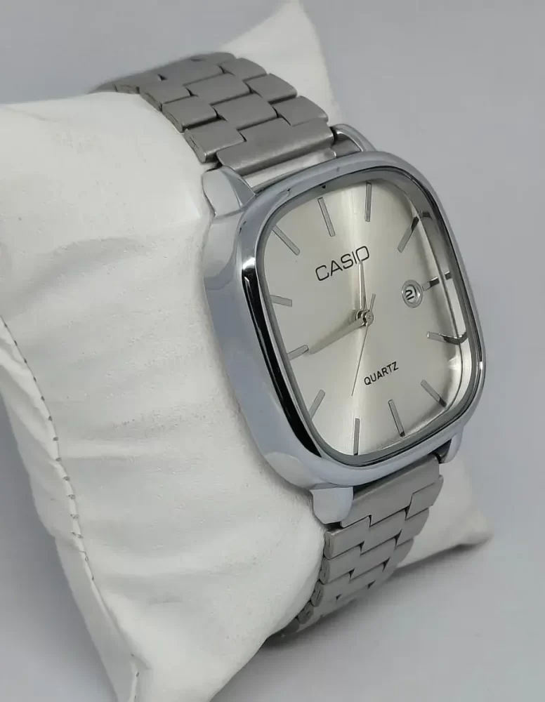 Casio Vintage Silver Steel Bracelet Watch - A9631 Silver