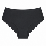 Women's Seamless Scalloped Edge No-Show Hipster Pantie - P-9020