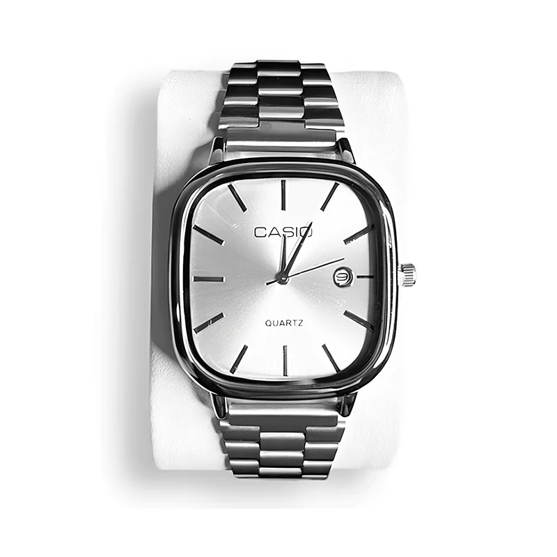 Casio Vintage Silver Steel Bracelet Watch - A9631 Silver