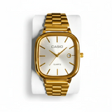 Casio Vintage Gold Steel Bracelet Watch - A9631 Gold