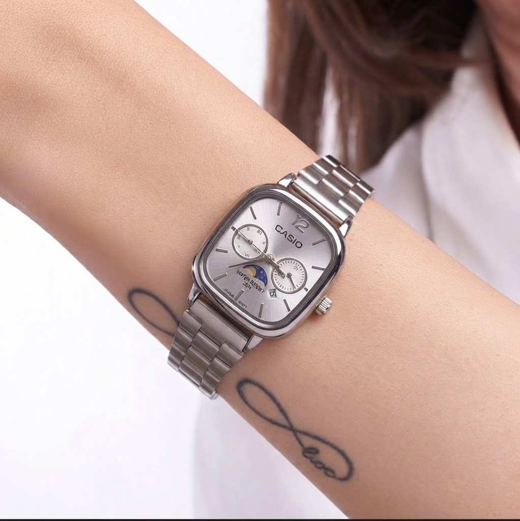 Casio Standard Analog Moon Phase Watch - A963