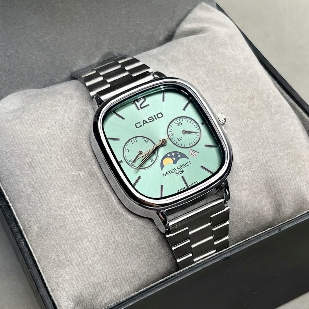 Casio Standard Analog Moon Phase Watch - A963
