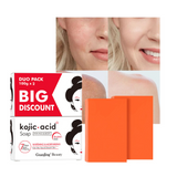 Guanjing Beauty Kojic Acid Soap For Face & Body - 100g × 2Pcs (Offer)