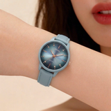 Oulijia Casual Minimalist Leather Strap Watch - OMW1005