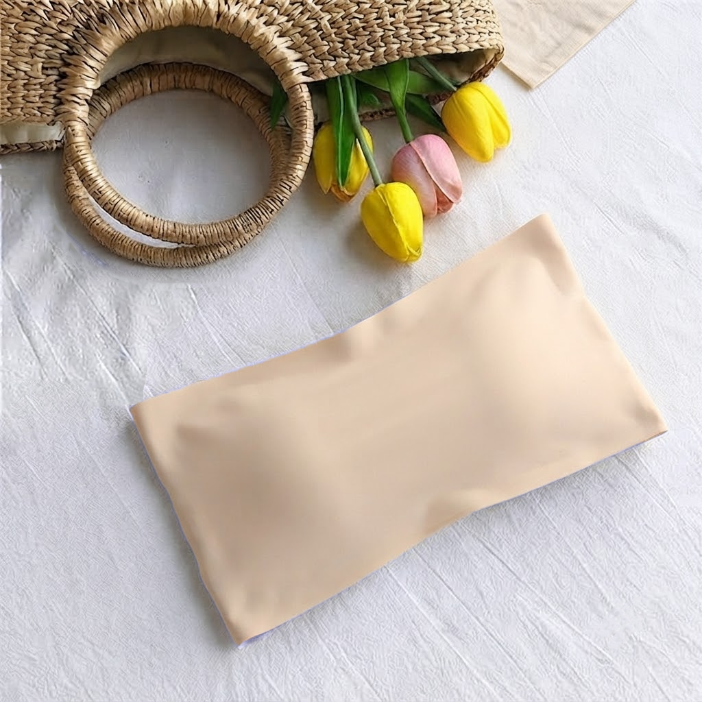 Ice Silk Seamless Strapless Tube Bra - #3382
