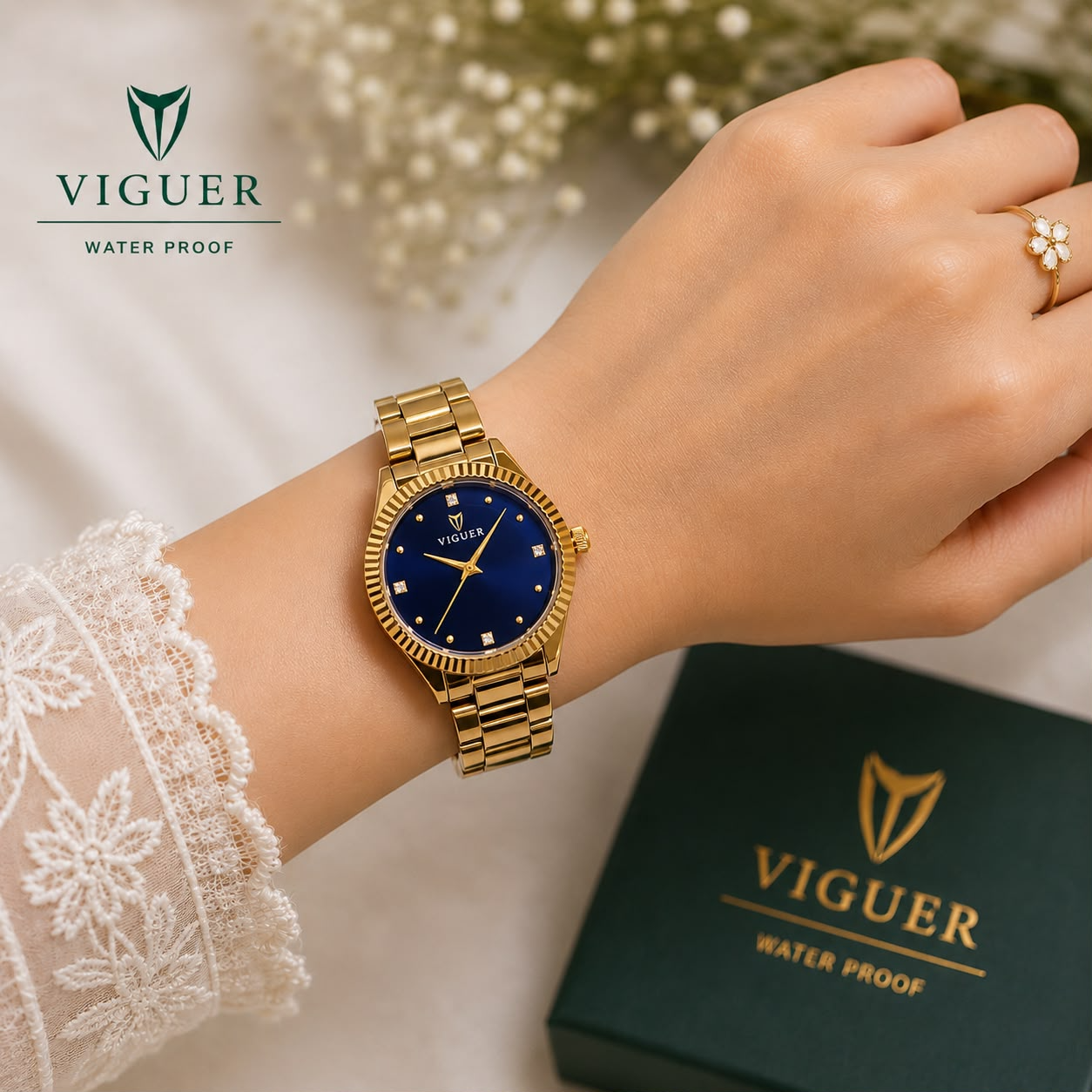 Viguer Stainless Steel Analog Women's Watch - 2008L